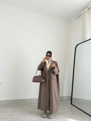 اور کت Mocha : اورکت زنانه بلند مناسب چهار فصل