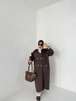 بارونی زنانه selin : بارونی بلند زنانه شیک